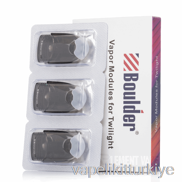 Vape Elektronik Sigara Boulder Alacakaranlık Yedek Bölmeleri 2.2ml Alacakaranlık Bölmeleri